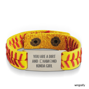 Softball Bracelet - Softball - To My Daughter - You Are A Dirt And Diamond Kinda Girl - Gbzk17025
