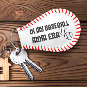 Handmade Leather Baseball Keychain - Baseball - To My Mom - In My Baseball Mom Era - Gkqi19001