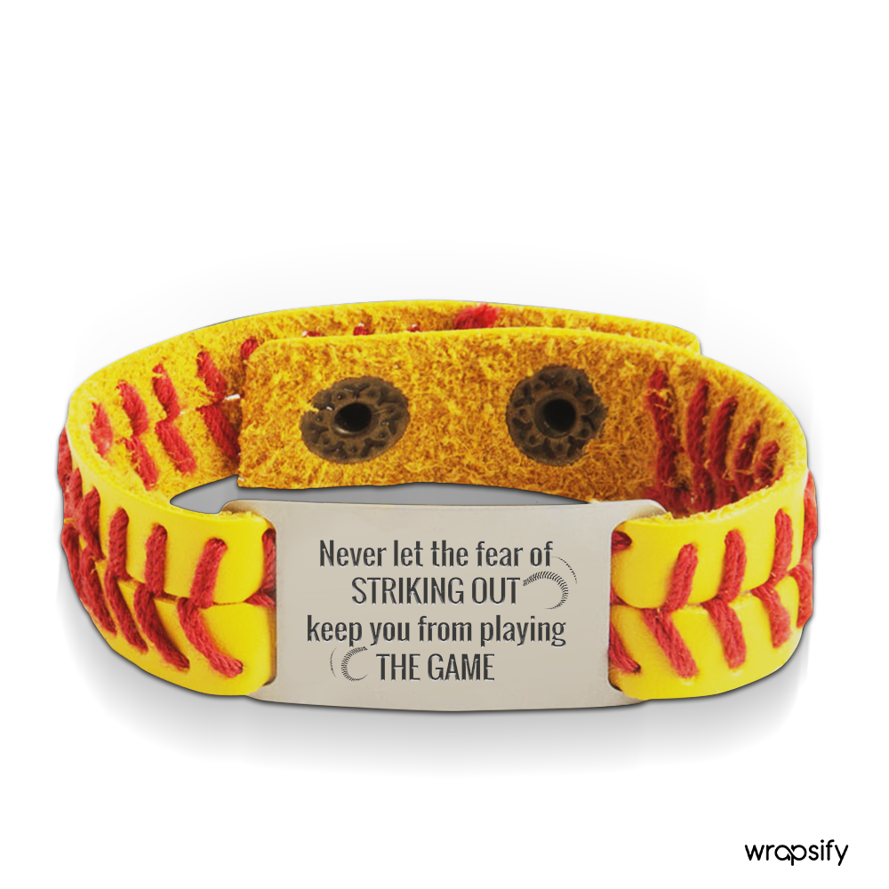 Softball Bracelet - Softball - To My Daughter - Be Brave, Be Stronger, & Love Life - Gbzk17028