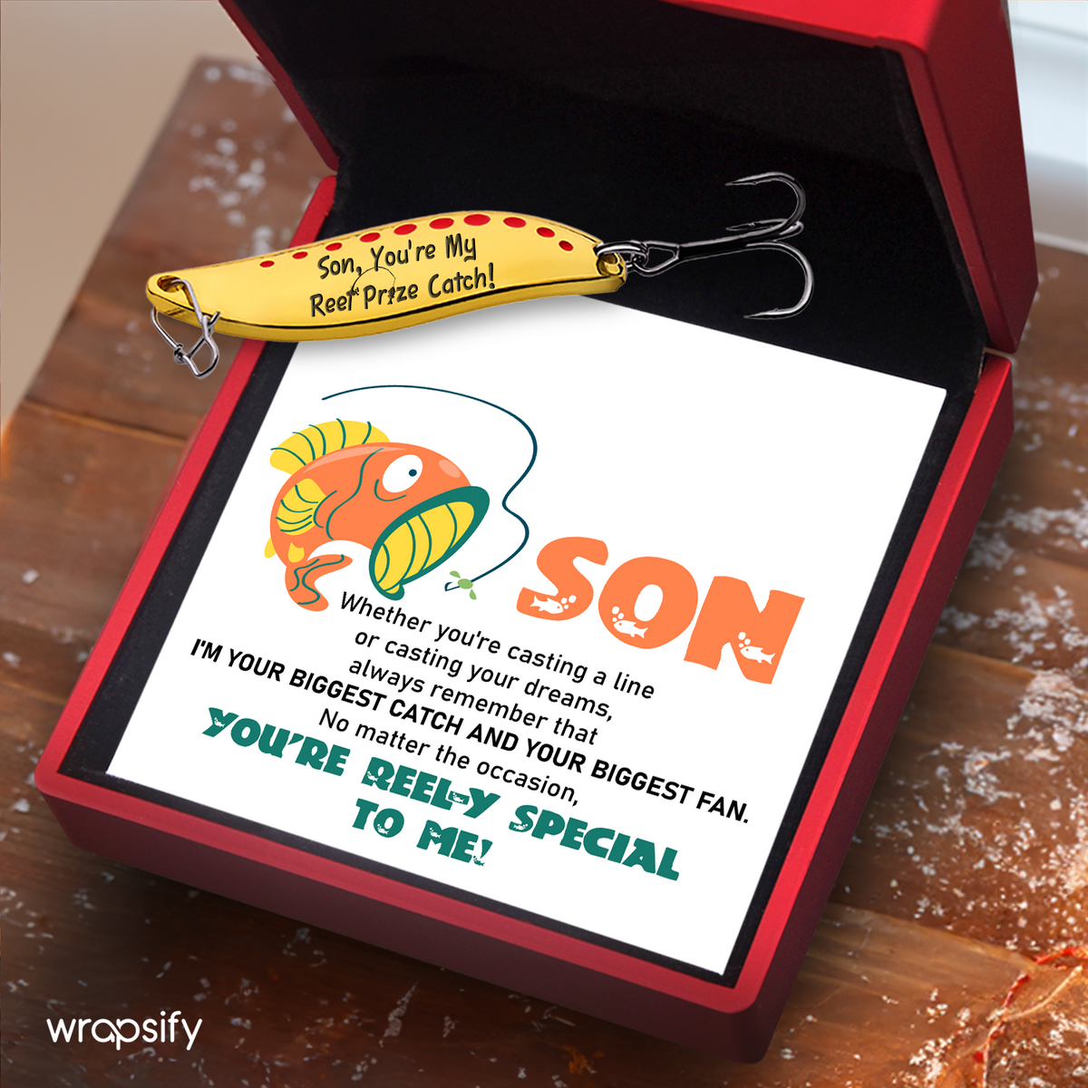 Fishing Lures - Fishing - To My Son - I'm Your Biggest Catch And Your Biggest Fan- Gfaa16013