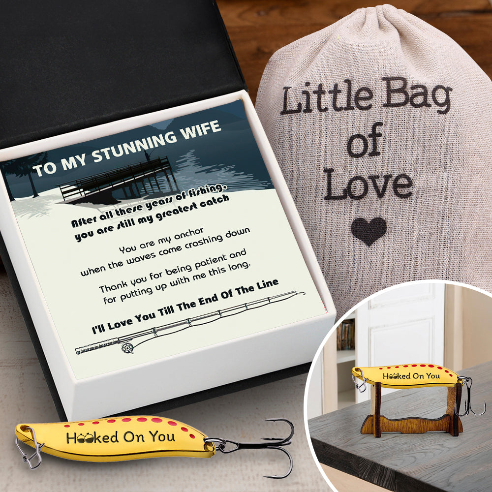 Make Wife's Everyday Epic! Personalized Fishing Lures for Devoted Anglers - Gfaa15001