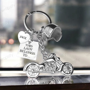 Classic Bike Keychain - Ride Together Couple Keychains - Gkt15004