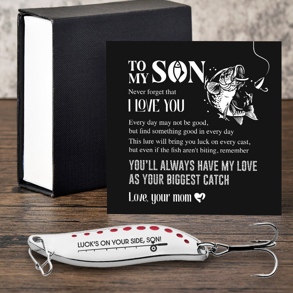 Spoon Fishing Lure - Fishing - To My Son - This Lure Wll Bring You Luck On Every Cast - Gfaa16014