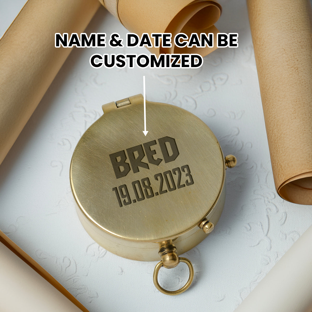 Personalized Engraved Viking Compass - Gpb26040