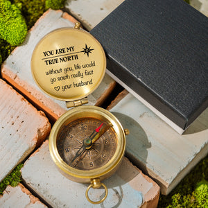 Personalized Engraved Compass - Family - To My Wife - Without You, Life Would Go South Really Fast - Gpb15010