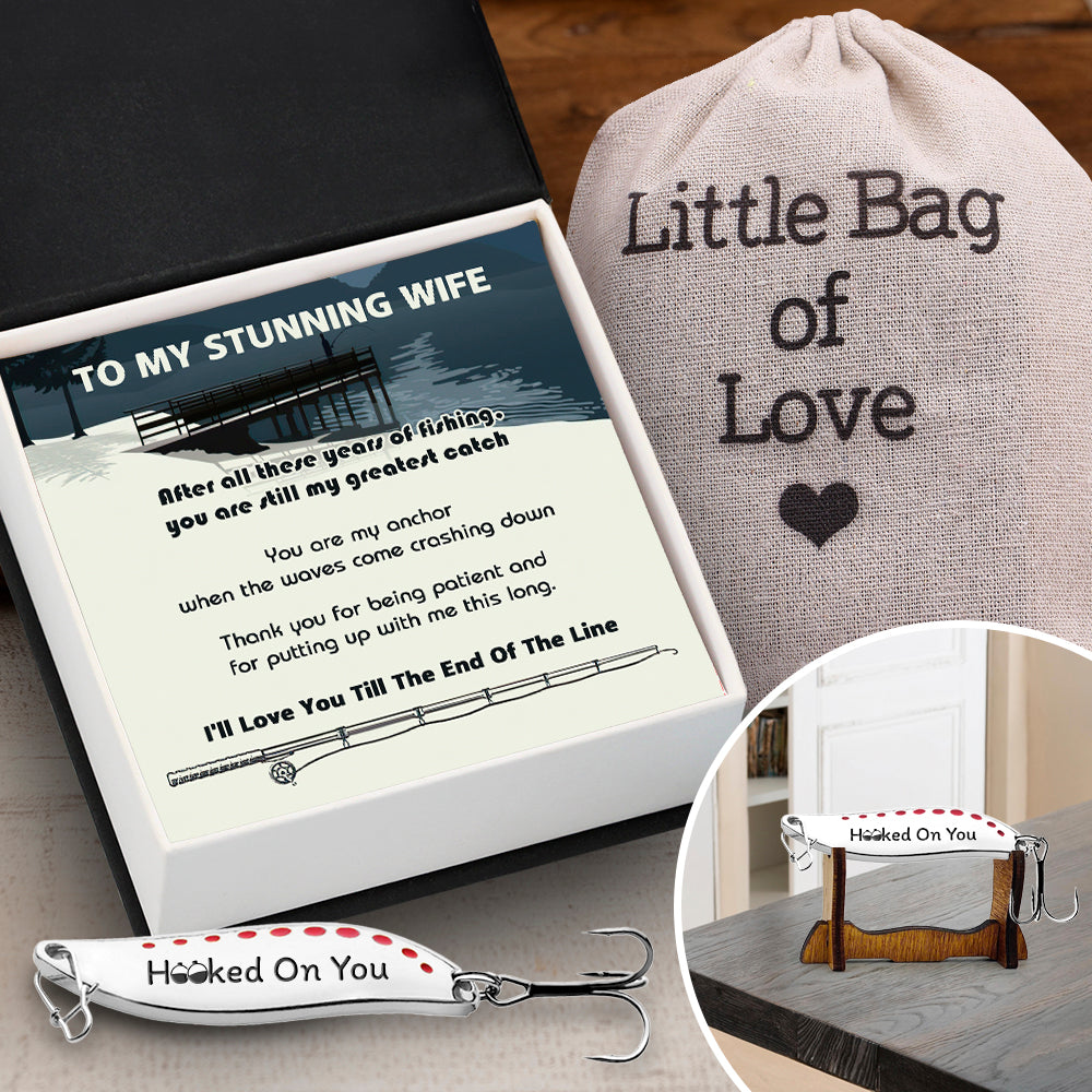 Make Wife's Everyday Epic! Personalized Fishing Lures for Devoted Anglers - Gfaa15001