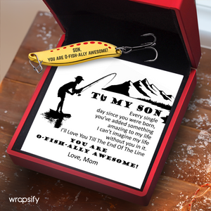 Fishing Lures - Fishing - To My Son - I’ll Love You Till The End Of The Line - Gfaa16004