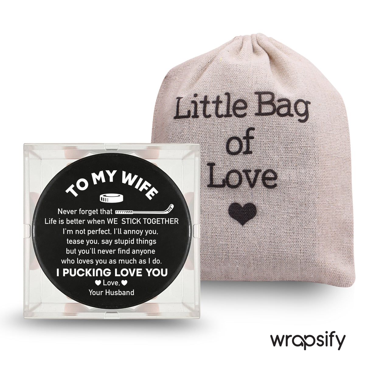 Gift Bag For Hockey Puck - Gai15011