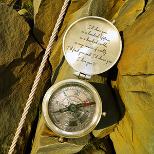 Personalized Engraved Compass - Family - For Couple - I’d Find You And I'd Choose You - Gpb26234