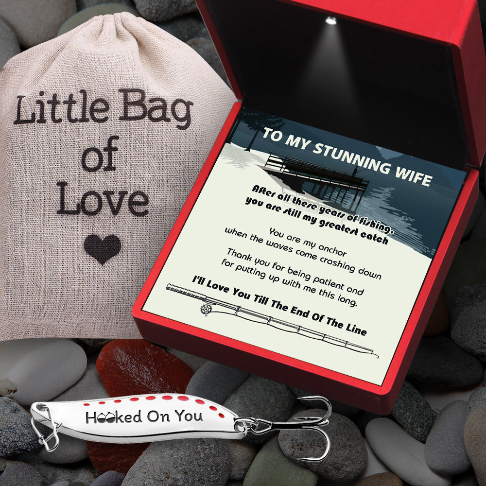 Make Wife's Everyday Epic! Personalized Fishing Lures for Devoted Anglers - Gfaa15001