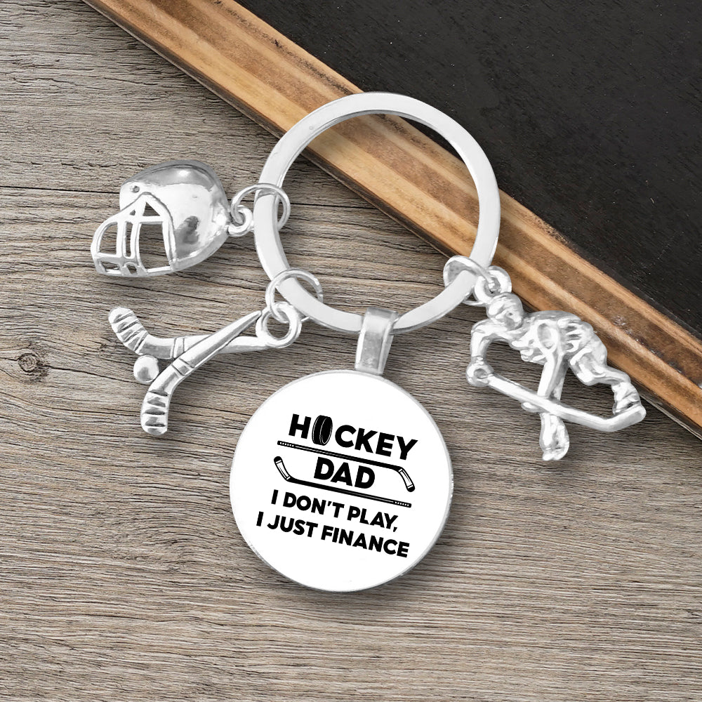 Hockey Dad Keychain - Gawh18001