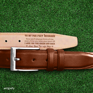 Swing in Style! Leather Golf Belt with a Secret Twist - Gar14002