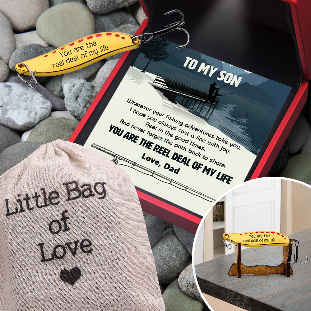 Personalized Spoon Fishing Lure - Fishing - To My Son - You Are The Reel Deal Of My Life - Gfaa16018
