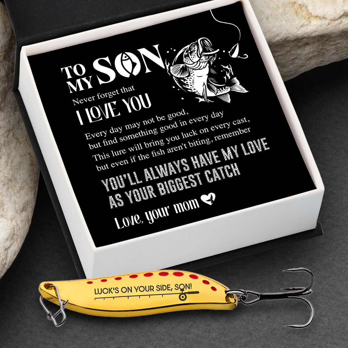 Spoon Fishing Lure - Fishing - To My Son - This Lure Wll Bring You Luck On Every Cast - Gfaa16014