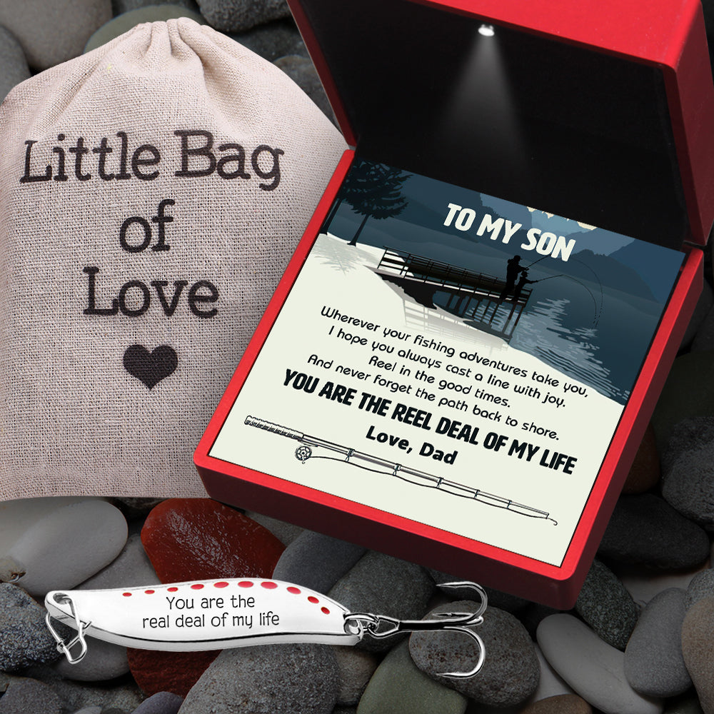 Personalized Spoon Fishing Lure - Fishing - To My Son - You Are The Reel Deal Of My Life - Gfaa16018