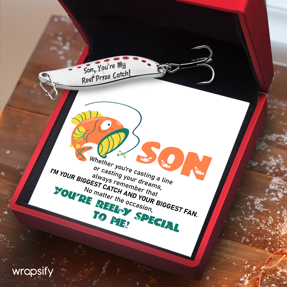 Fishing Lures - Fishing - To My Son - I'm Your Biggest Catch And Your Biggest Fan- Gfaa16013