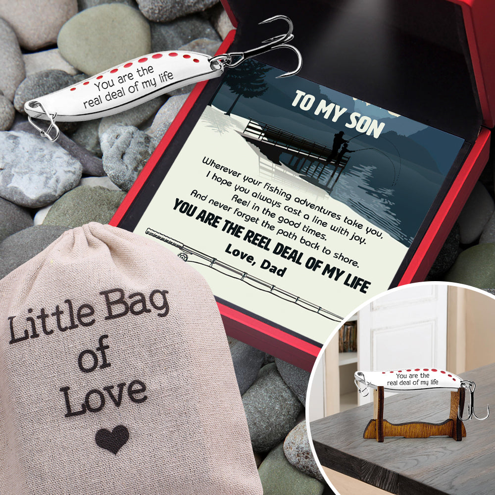 Personalized Spoon Fishing Lure - Fishing - To My Son - You Are The Reel Deal Of My Life - Gfaa16018