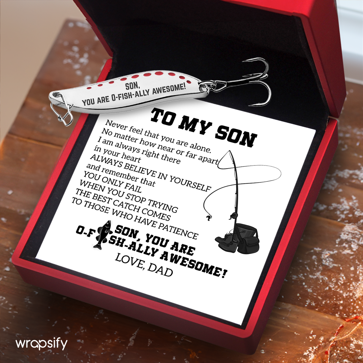 Fishing Lures - Fishing - To My Son - You Are O-fish-Ally Awesome - Gfaa16005