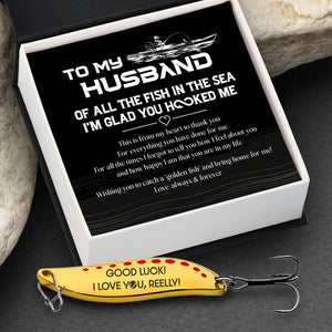 Spoon Fishing Lure - Fishing - To My Husband - Good Luck - Gfaa14008