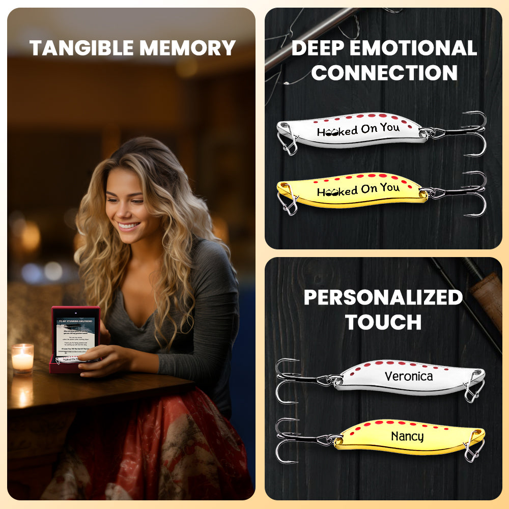 Make Girlfriend's Everyday Epic! Personalized Fishing Lures for