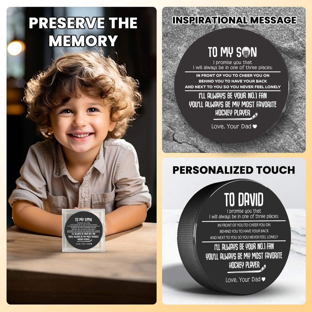 Unforgettable Winter Gift: Strengthen Your Bond with a Heartfelt Puck Message - Gai16007