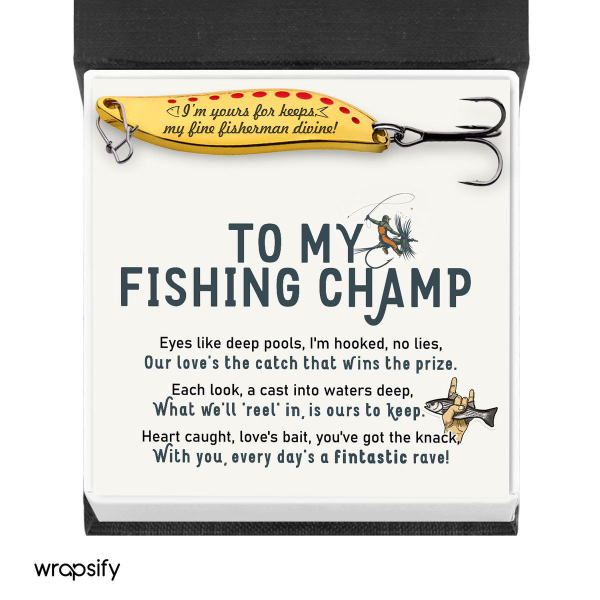 Fishing Lures - Fishing - To My Man - Our Love's The Catch That Wins The Prize - Gfaa26012