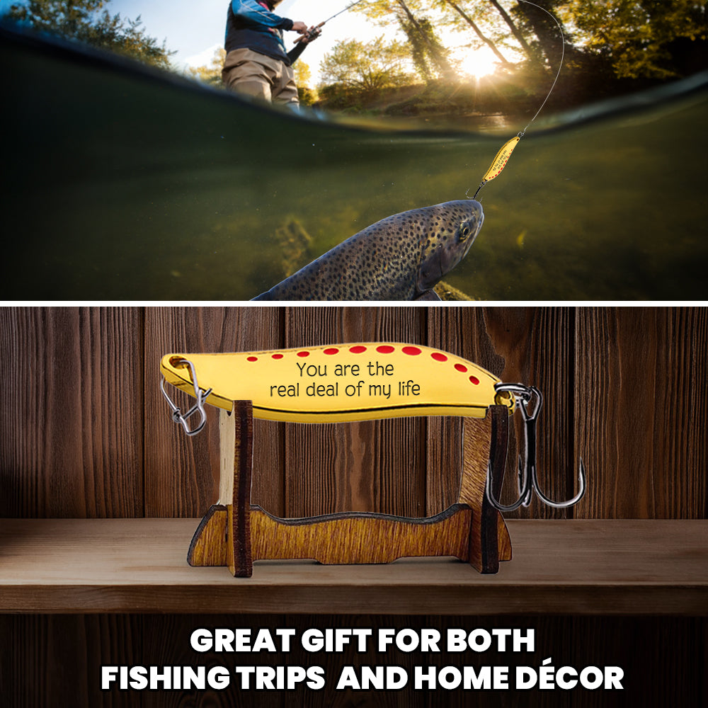 Personalized Spoon Fishing Lure - Fishing - To My Son - You Are The Reel Deal Of My Life - Gfaa16018