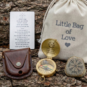 Personalized Engraved Compass - Viking - To My Man - You Are My Favorite Adventure - Gpb26276