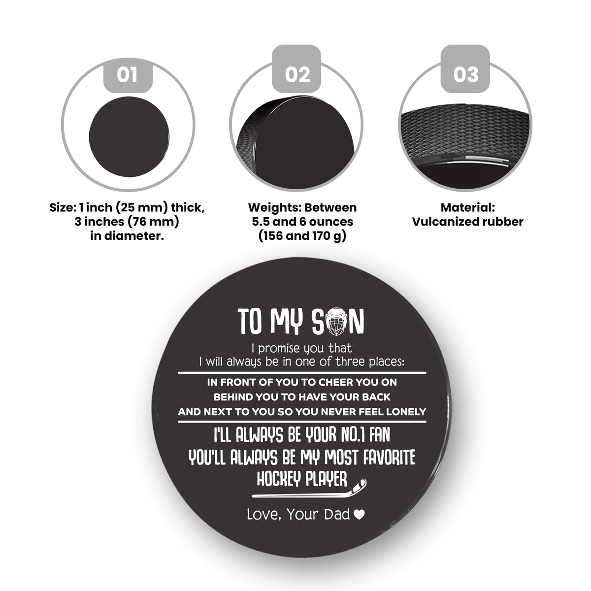 Unforgettable Winter Gift: Strengthen Your Bond with a Heartfelt Puck Message - Gai16007