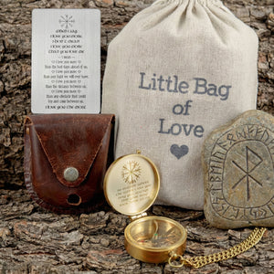 Personalized Engraved Compass - Viking - To My Man - May You Always Find Your Way Back Home To Me - Gpb26277