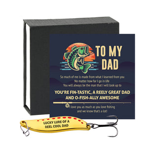 Spoon Fishing Lure - Fishing - To My Dad - Lucky Lure Of A Reel Cool Dad - Gfaa18007