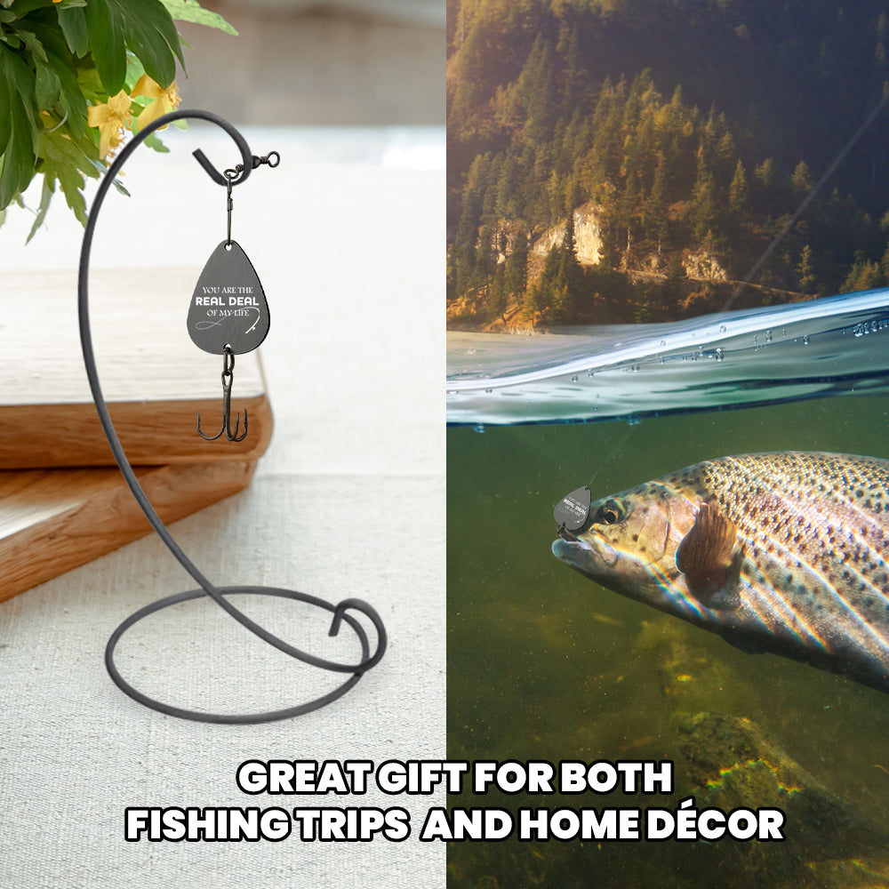 Personalized Engraved Fishing Hook - Fishing - To My Son - You Are The Real Deal Of My Life - Gfa16007