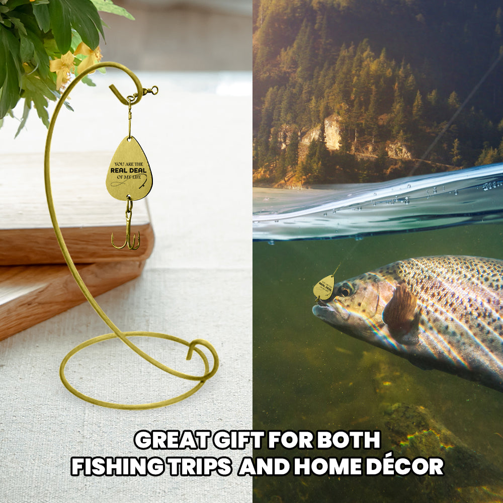 Personalized Engraved Fishing Hook - Fishing - To My Son - You Are The Real Deal Of My Life - Gfa16007