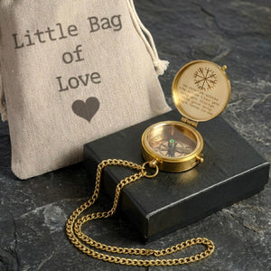 Personalized Engraved Compass - Viking - To My Man - May You Always Find Your Way Back Home To Me - Gpb26277