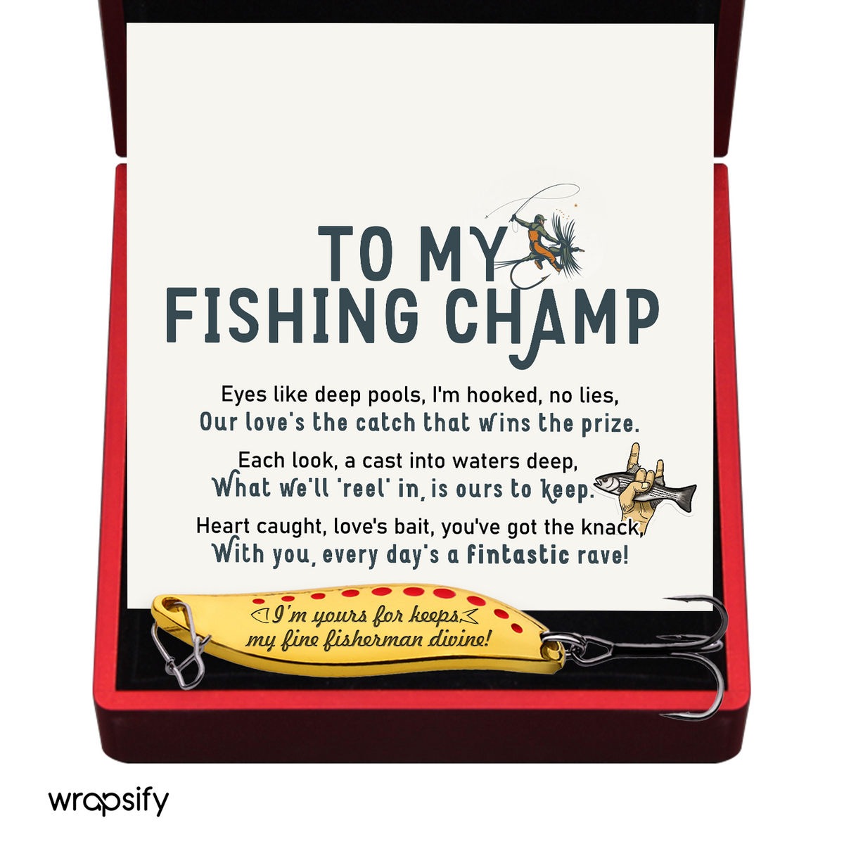 Fishing Lures - Fishing - To My Man - Our Love's The Catch That Wins The Prize - Gfaa26012