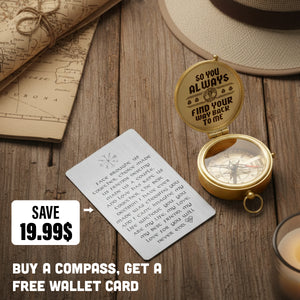 Personalized Engraved Viking Compass - Gpb26040