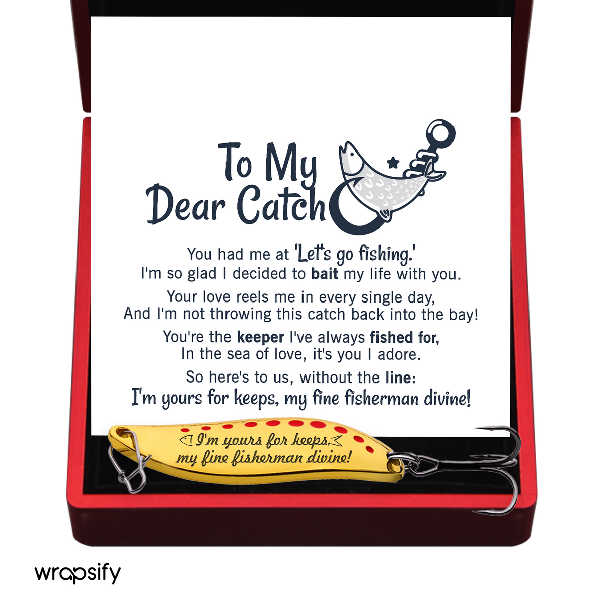 Fishing Lures - Fishing - To My Man - Let's Go Fishing - Gfaa26010