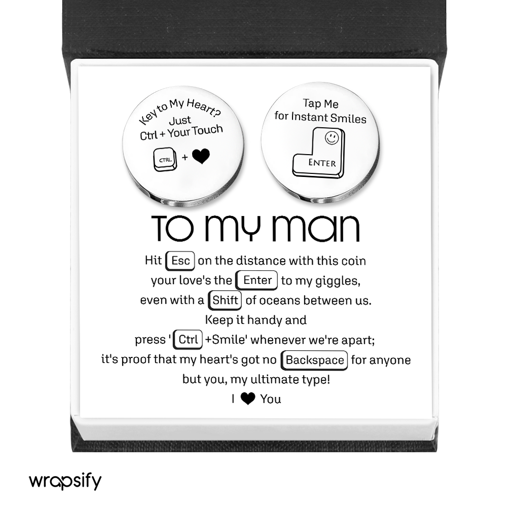 Pocket Hug Set - Family - To My Man - Your Love's The Enter To My Giggles - Gnqd26002