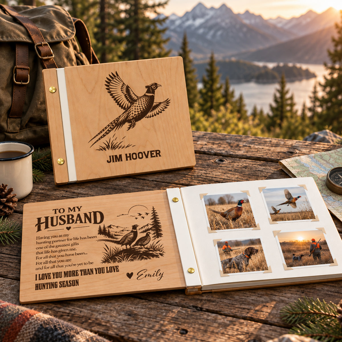 Personalized Hunting Adventure Book For Husband - Gdpa14003