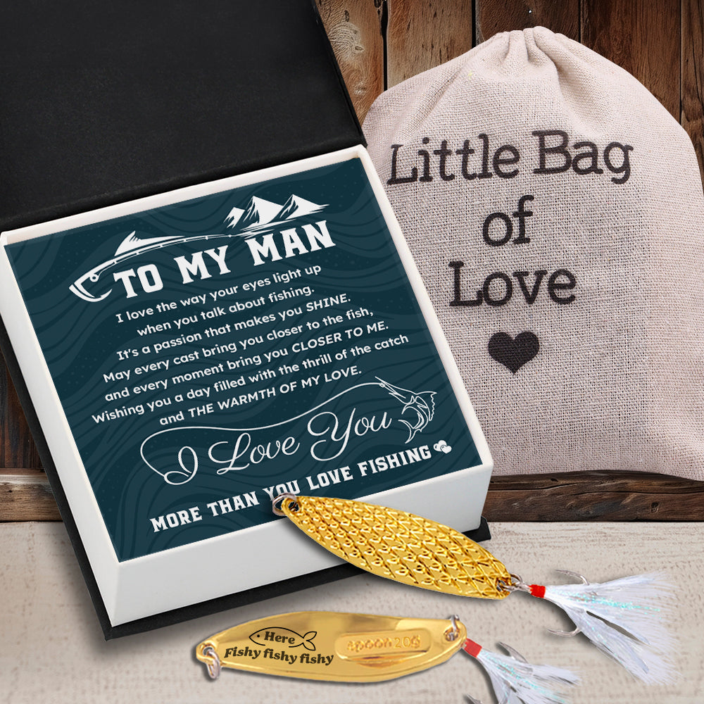Pineapple Fishing Lure - Fishing - To My Man - I Love You - Gfad26001