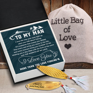 Pineapple Fishing Lure - Fishing - To My Man - I Love You - Gfad26001