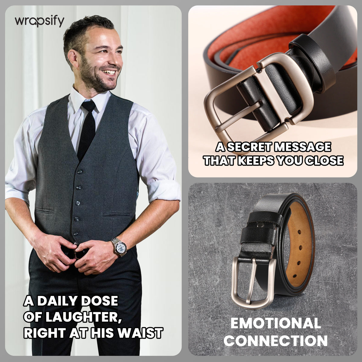 Home Run Hero Gift - Baseball Leather Belt with a Hidden Surprise - Gar26007