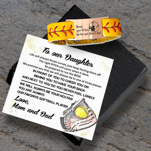 Softball Bracelet - Softball - To My Daughter - Always Your #1 Fans - Gbzk17034