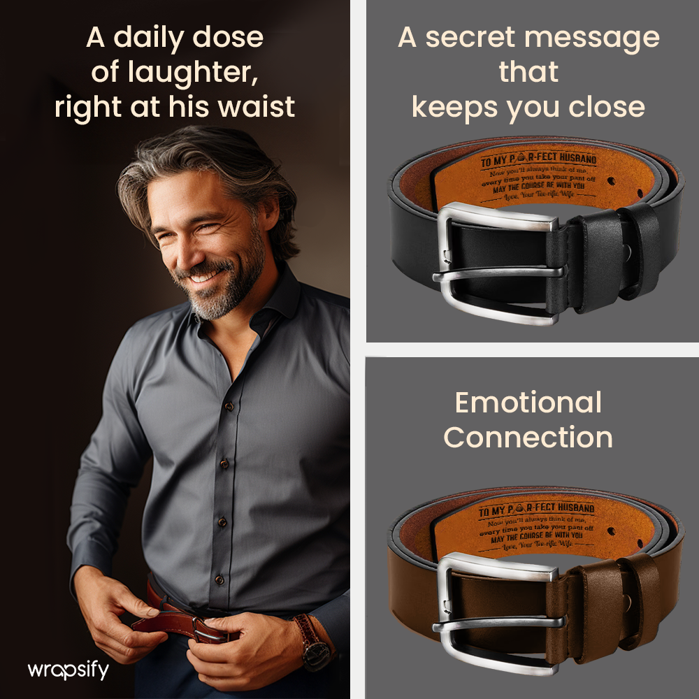 Swing in Style! Leather Golf Belt with a Secret Twist - Gar14004