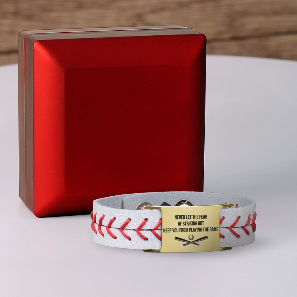 Personalized Baseball Bracelet - Baseball - To My Son - From Dad - How Much I Love You - Gbzj16010