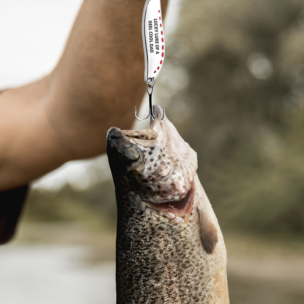 Spoon Fishing Lure - Fishing - To My Dad - Lucky Lure Of A Reel Cool Dad - Gfaa18007