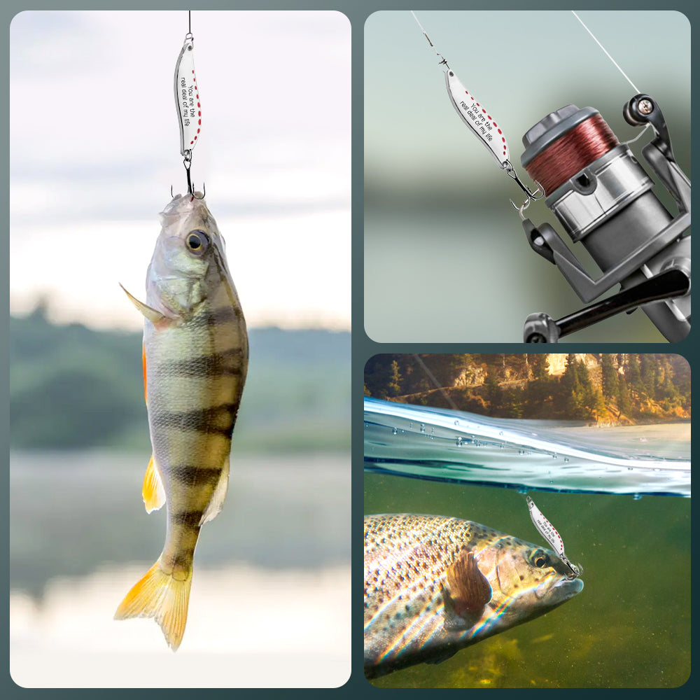 Personalized Spoon Fishing Lure - Fishing - To My Son - You Are The Reel Deal Of My Life - Gfaa16018