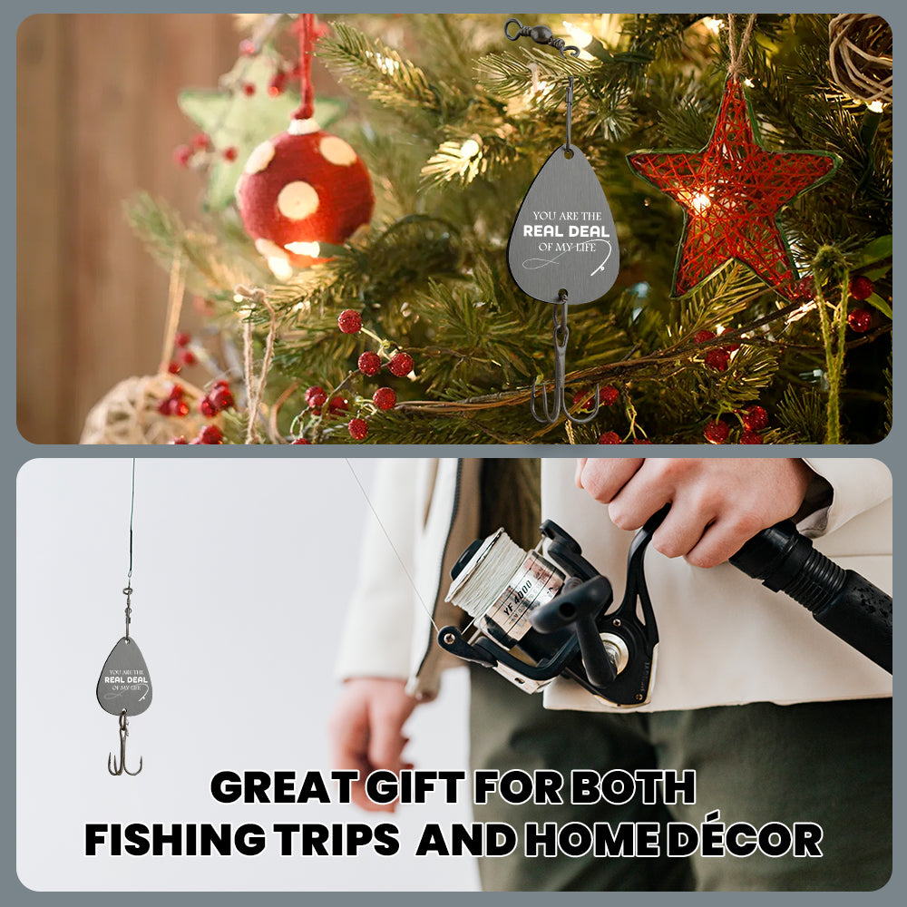 Personalized Engraved Fishing Hook - Fishing - To My Son - You Are The Real Deal Of My Life - Gfa16007