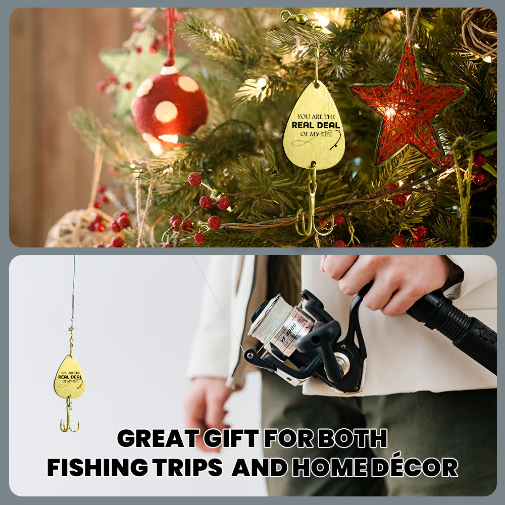 Personalized Engraved Fishing Hook - Fishing - To My Son - You Are The Real Deal Of My Life - Gfa16007