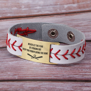 Personalized Baseball Bracelet - Baseball - To My Son - From Dad - How Much I Love You - Gbzj16010